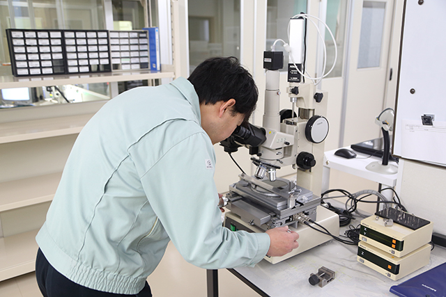 Inspection using a microscope